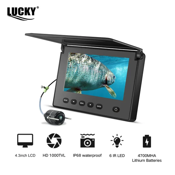 Lucky Fish Finder Underwater Camera Sonar Fish Finder Visual High-Definition Underwater Fish Finder