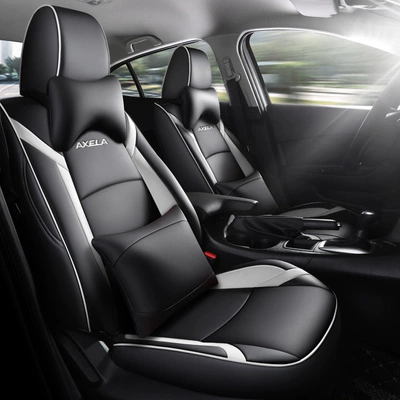 Modelə uyğun (Original) oturacaq örtükləri: Mazda 3 14-24 Special - black-and-white-deluxe-edition-2019-2024