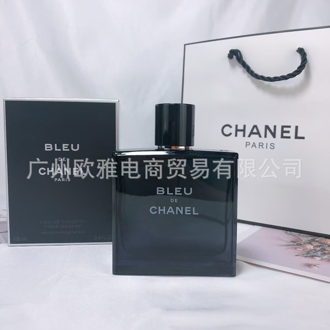 Perfume azul de marca, encuentro verdadero, desierto, ébano, amor, pecado, amor, hombre, Napoleón, cariño 100ML