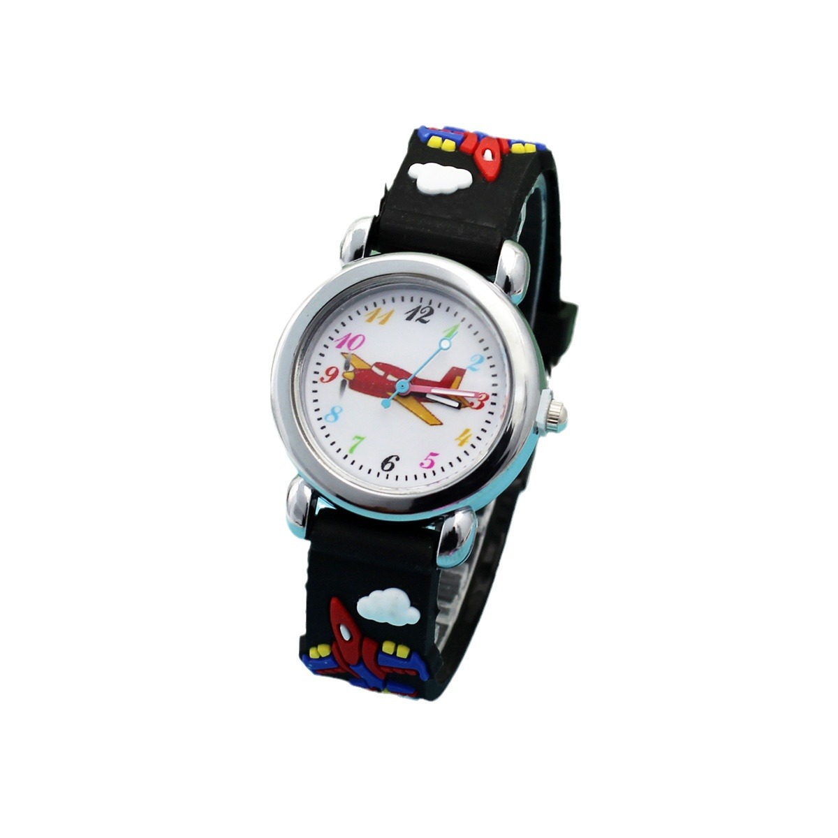 Children's cartoon cute quartz airplane