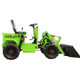 New energy electric small forklift farm cleaning electric loader four-wheel drive diesel loader small loader