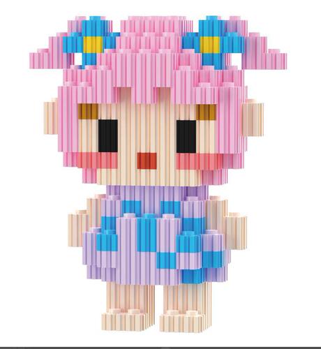 Boy's particle educational toys assembled model construction series building block toys ornaments gifts series small box toys