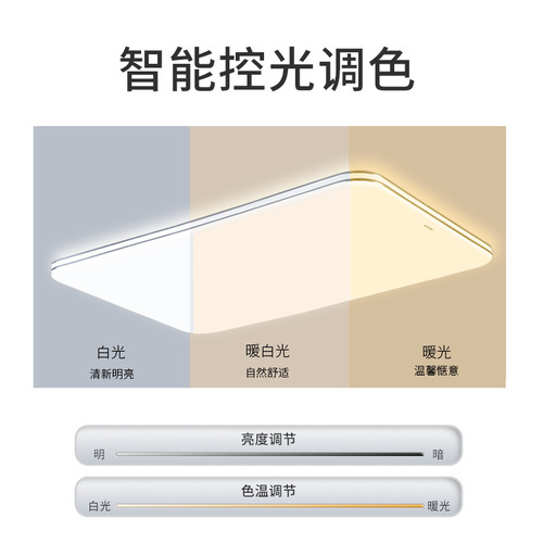Sanxiong Aurora LED living room lamp ceiling lamp modern simple smart audio voice ceiling lamp bedroom lamp