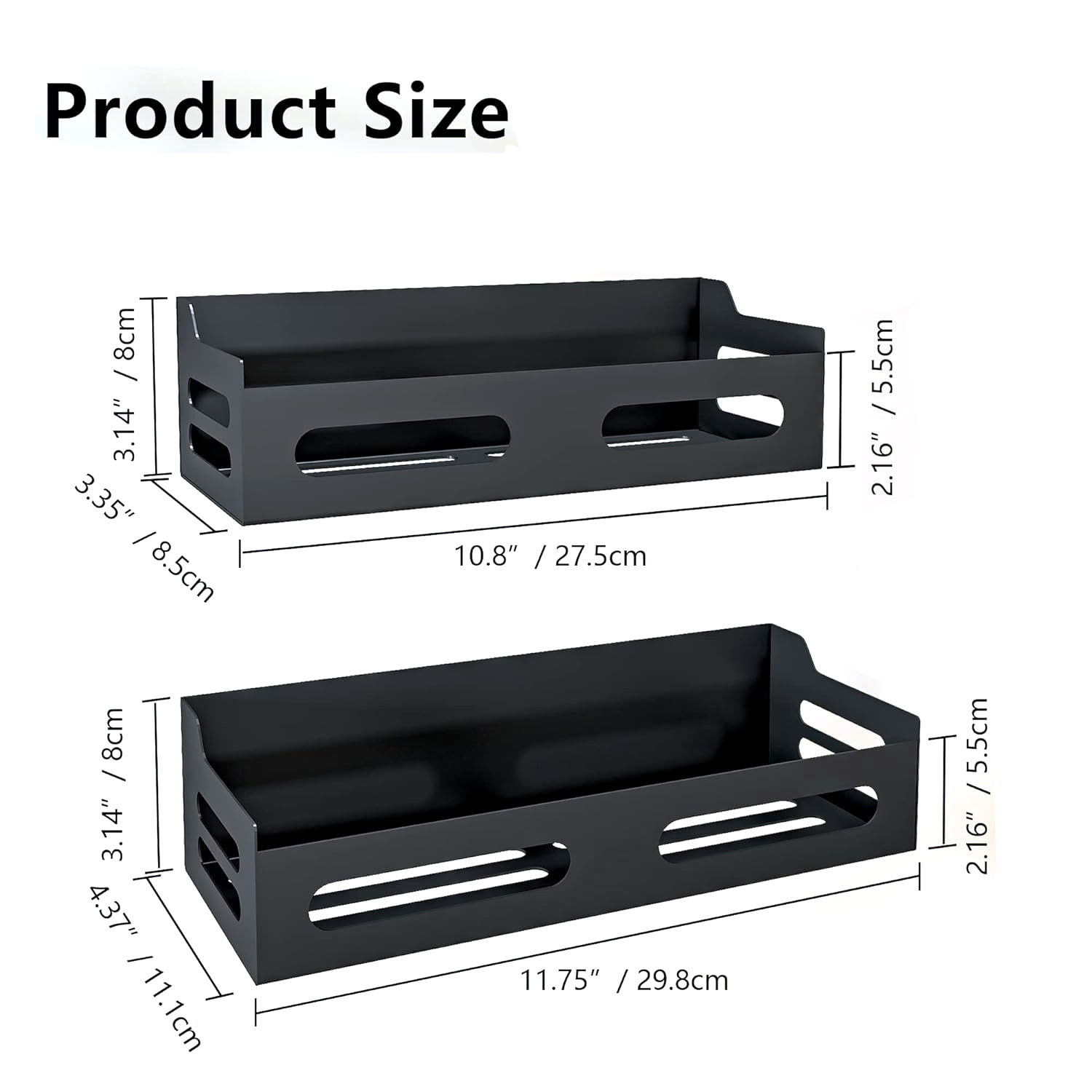Lado del refrigerador rack de almacenamiento magnético suministros de cocina rack de almacenamiento magnético horno de microondas estante lateral sin perforar