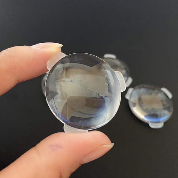 镜片厂供应亚克力光学透镜谷歌纸盒3D眼镜片3D眼镜片34mm谷歌镜片