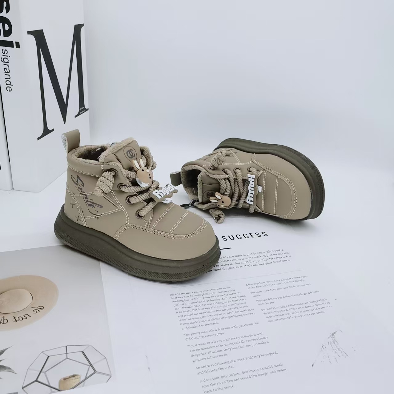 Botas de algodón de invierno de lana para niños y niñas botas de nieve zapatos de algodón para niños zapatos deportivos de algodón para niños zapatos de niñas