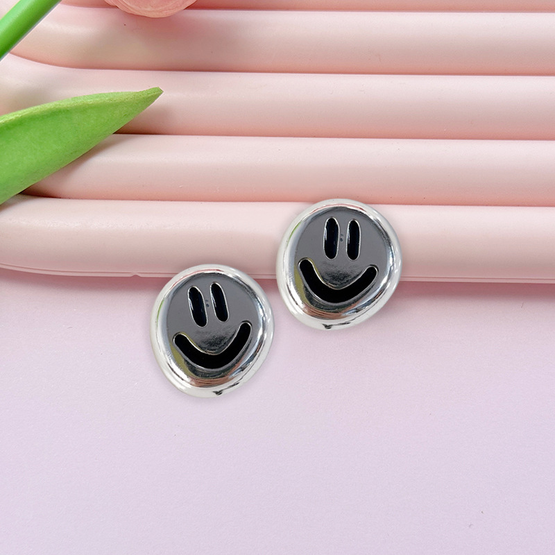 Niche Black and White Bowknot Water Drop Oval Accessories DIY Handmade Materials Hairpin Polka Dot Accessories Clogs Matchinging