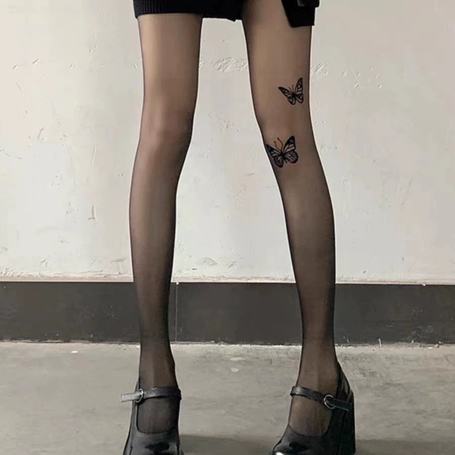 Black tights, autumn base socks, 2024 years