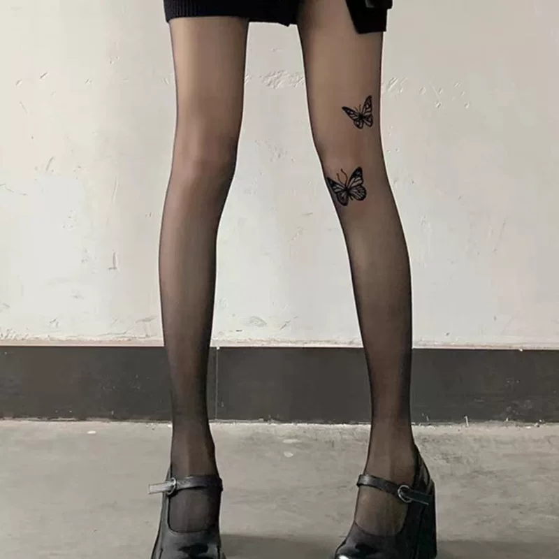 Black tights, autumn base socks, 2024 years