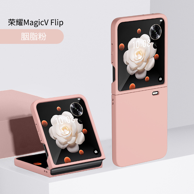 Honor MagicVFlip 携帯電話ケースに適した新しい折りたたみスクリーン、フィルム付き中央軸オールインクルーシブのシンプルな落下防止保護カバー|undefined