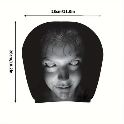 can provide custom labeling and funny: Universal seat cover - portrait-print-double-sided-printing-1-piece