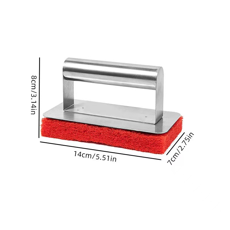 Fabricante spot barbacoa cepillo de limpieza juego de 26 piezas estropajo piedra de limpieza espátula de limpieza juego de combinación multifuncional