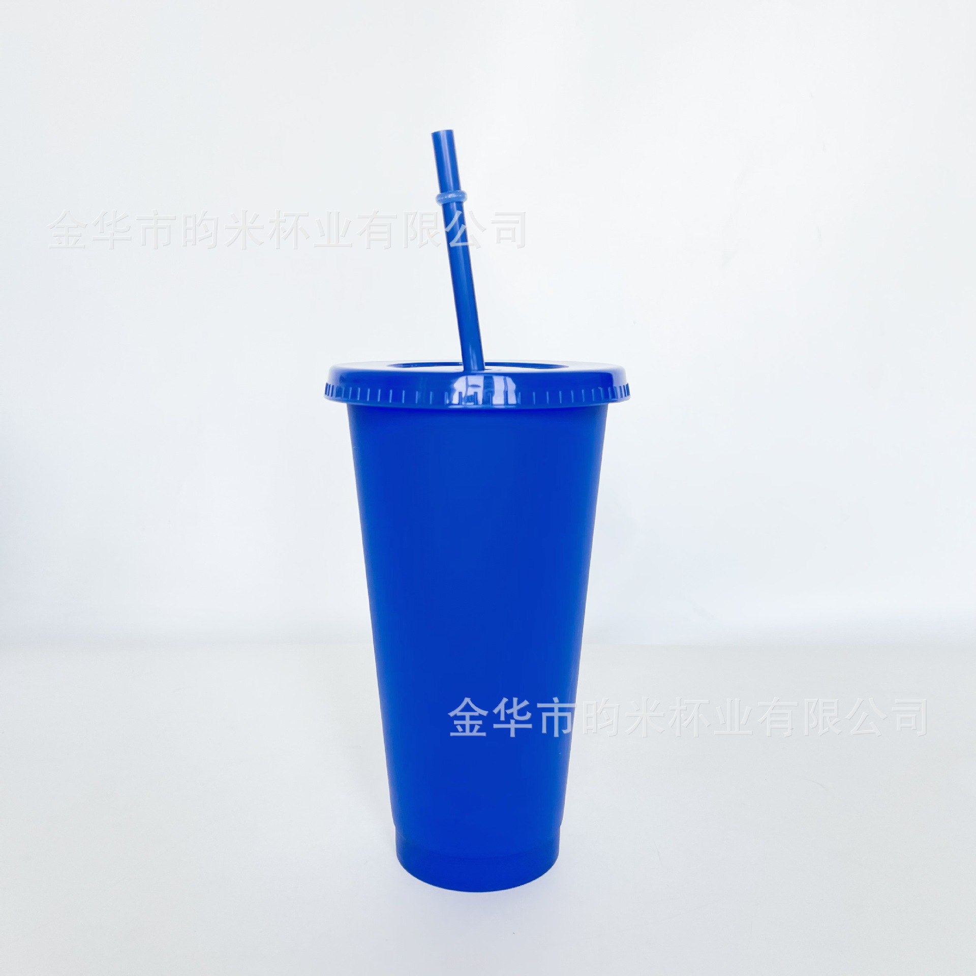 Transfronterizo PP color 24OZ taza de paja taza de té de leche de gran capacidad 710ML taza de plástico monocapa de color sólido se puede imprimir logotipo