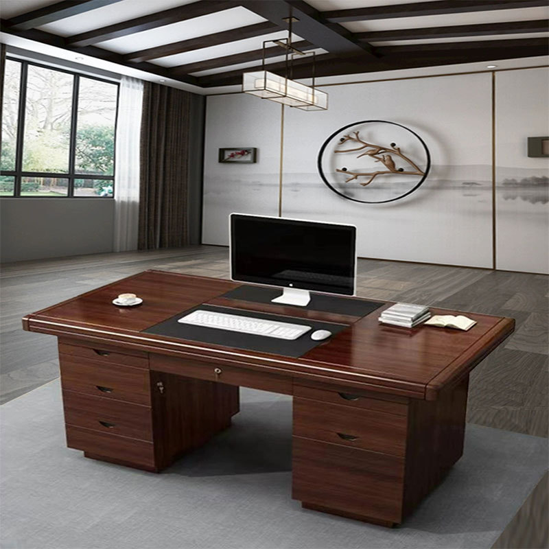 Modern Minimalist Office Desk Single-Person Office Staff Desktop Computer Desk Home Economical Writing Desk with Lock and Drawer Modern Minimalist Office Desk Single-Person Office Staff Desktop Computer Desk Home Economical Writing Desk with Lock and Drawer