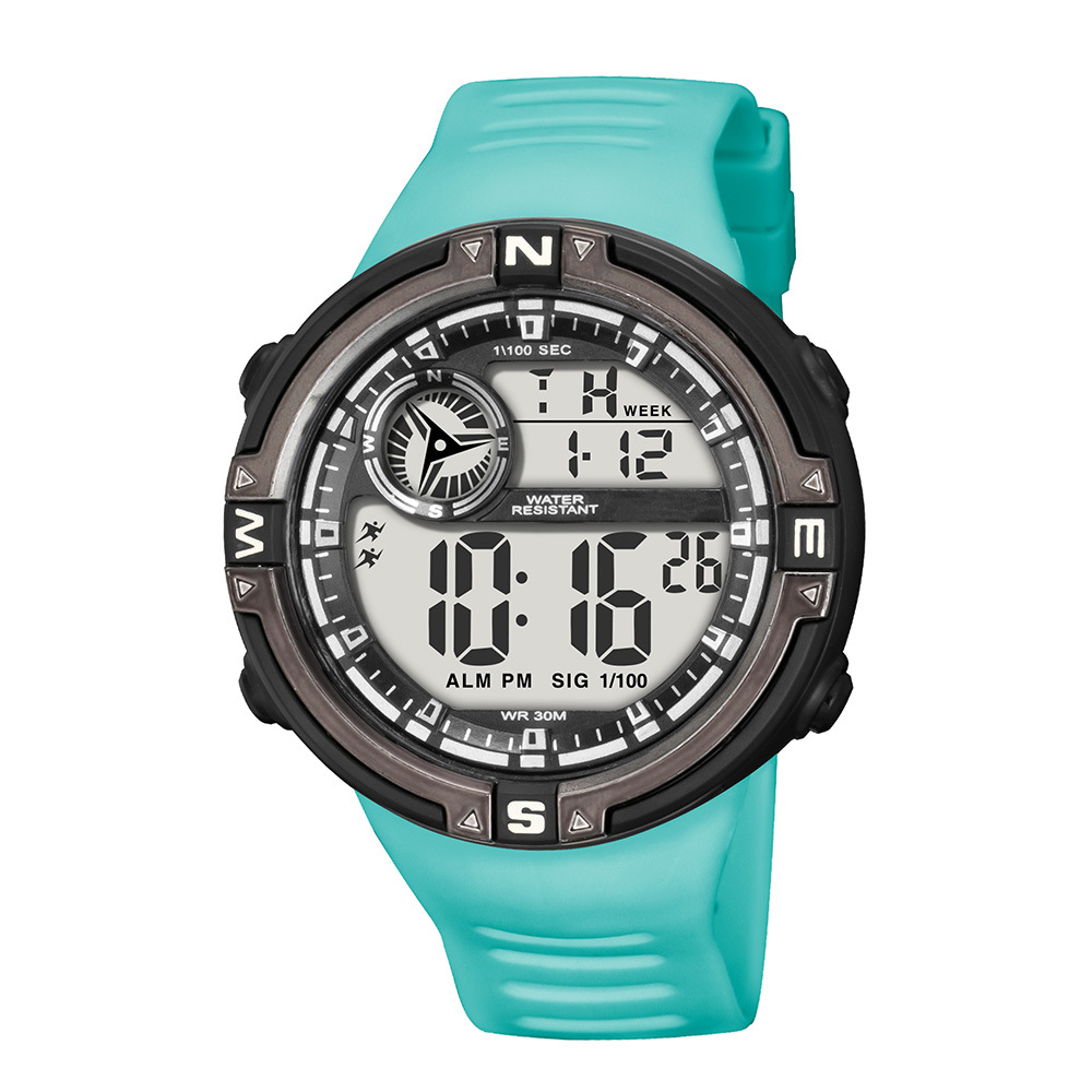 Nuevos productos Juveniles deportes al aire libre alarma cronógrafo reloj electrónico moda estudiante reloj electrónico luminoso fábrica al por mayor