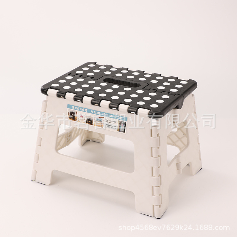 Grueso plástico plegable taburete ligero portátil pequeño banco de alta pierna hogar adultos niños taburete al aire libre