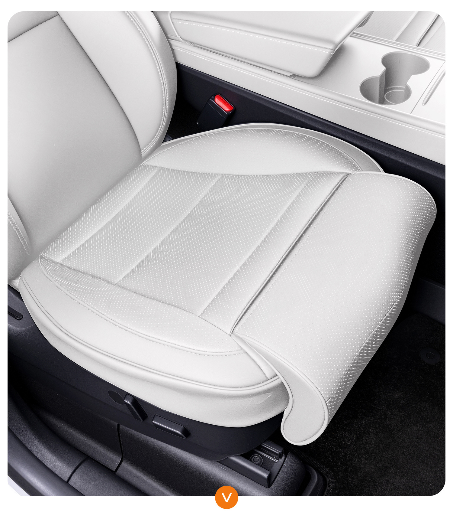 High-End Luxury Car Full Surround Seat Cushion Tesla Leg Rest Cushion Suitable for Model/3/Y Detachable Front Footrest
