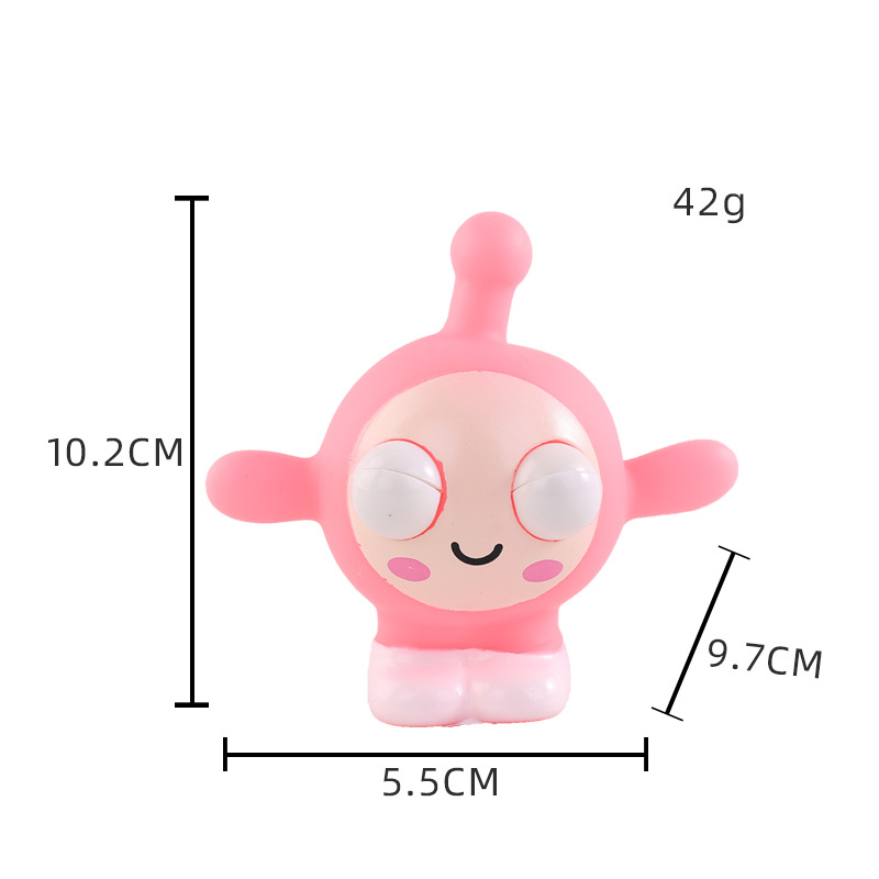 곁눈질 계란 핑크