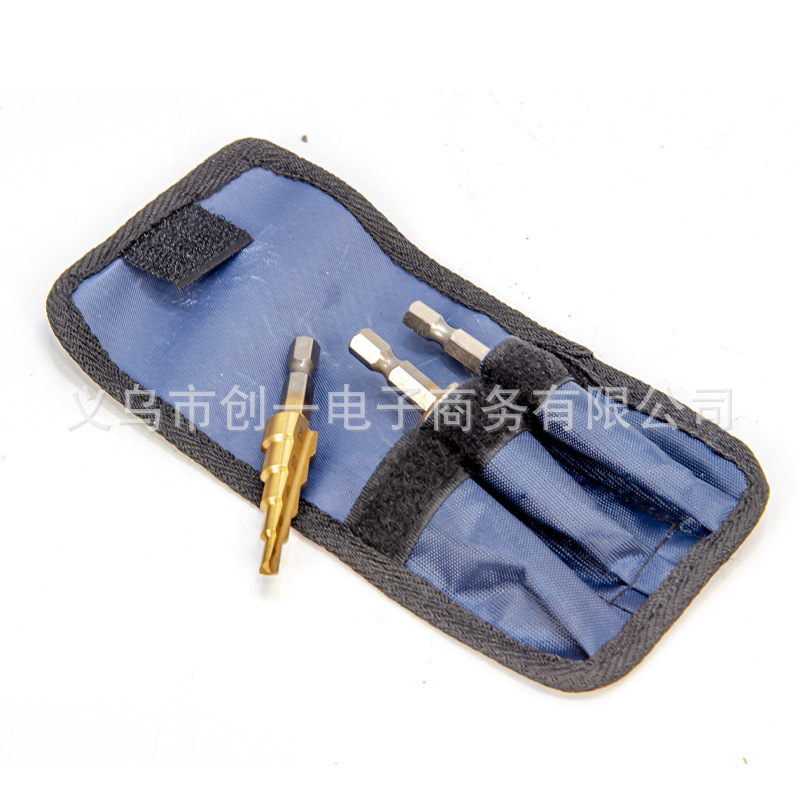 Pagoda broca de cobalto que contiene universal multifuncional de acero inoxidable artefacto especial escalera de metal escariado abridor de agujeros de alta dureza