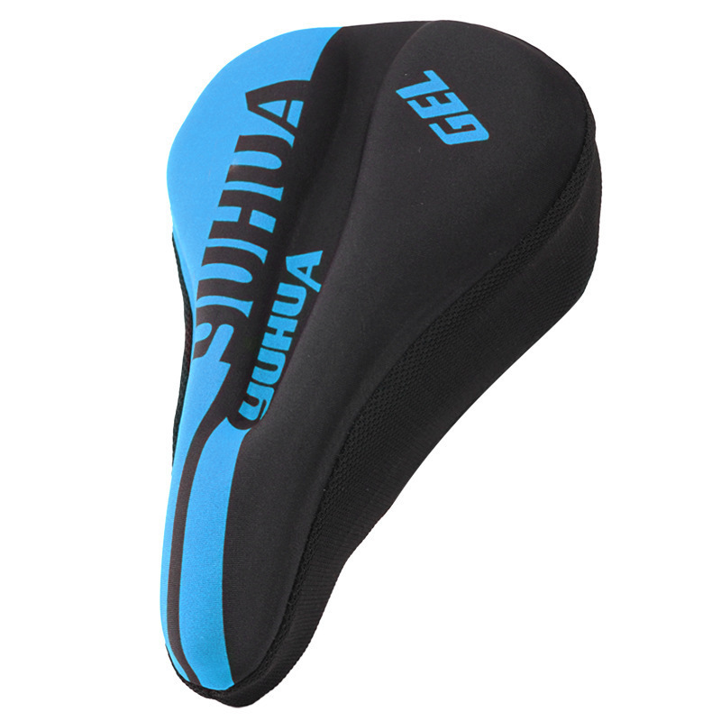 Bicycle Cushion Cover Mountain Bike Thickened Silicone Seat Cushion Road Car Sponge Seat Cover Comfortable Bicycle Equipment Accessories