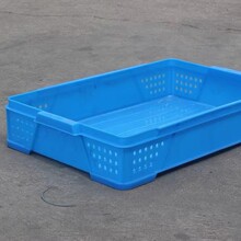 塑料箱子长方形面包烘焙塑料箱食品级可堆叠高脚周转箱鸡蛋筐