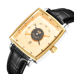 秒盤個性方形腕錶批發男士手錶男博士通BESTWIN夜光時尚男表跨境