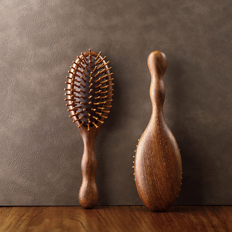 Gourd Handle Sandalwood Air Cushion Comb Airbag Fluffy Long and Short Hair Universal Household Solid Wood Comb Durable Head Massage Comb Gourd Handle Sandalwood Air Cushion Comb Airbag Fluffy Long and Short Hair Universal Household Solid Wood Comb Durable Head Massage Comb