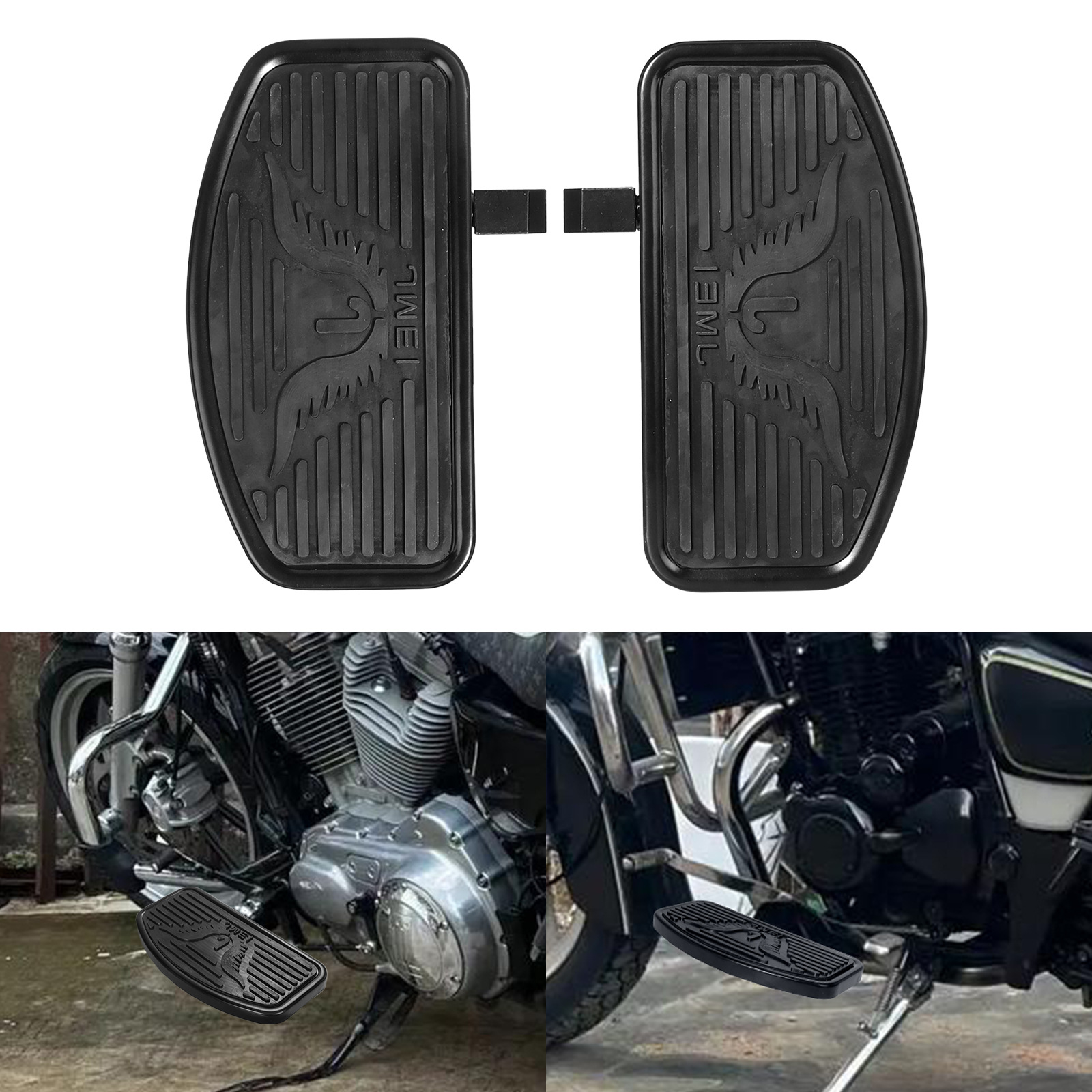 Motorcycle accessories: Modified front and rear large footrests, suitable for VTX 1300/1800