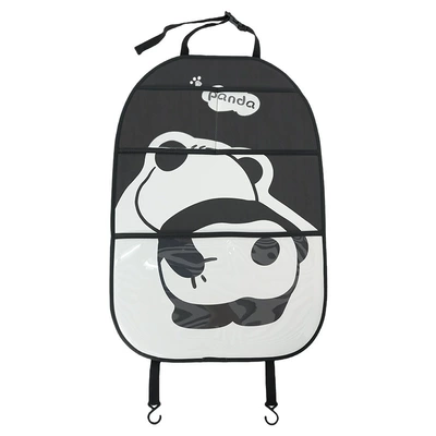 Leather Car Seat Back Anti-Kick Chair back anti-kick pad - naughty-panda-anti-kick-mat