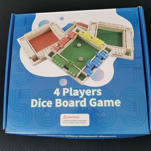 Double-sided digital four-sided card game parent-child board game wooden bar party leisure gambling and drinking toy