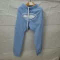 Light Blue and White Printed Sweetpants