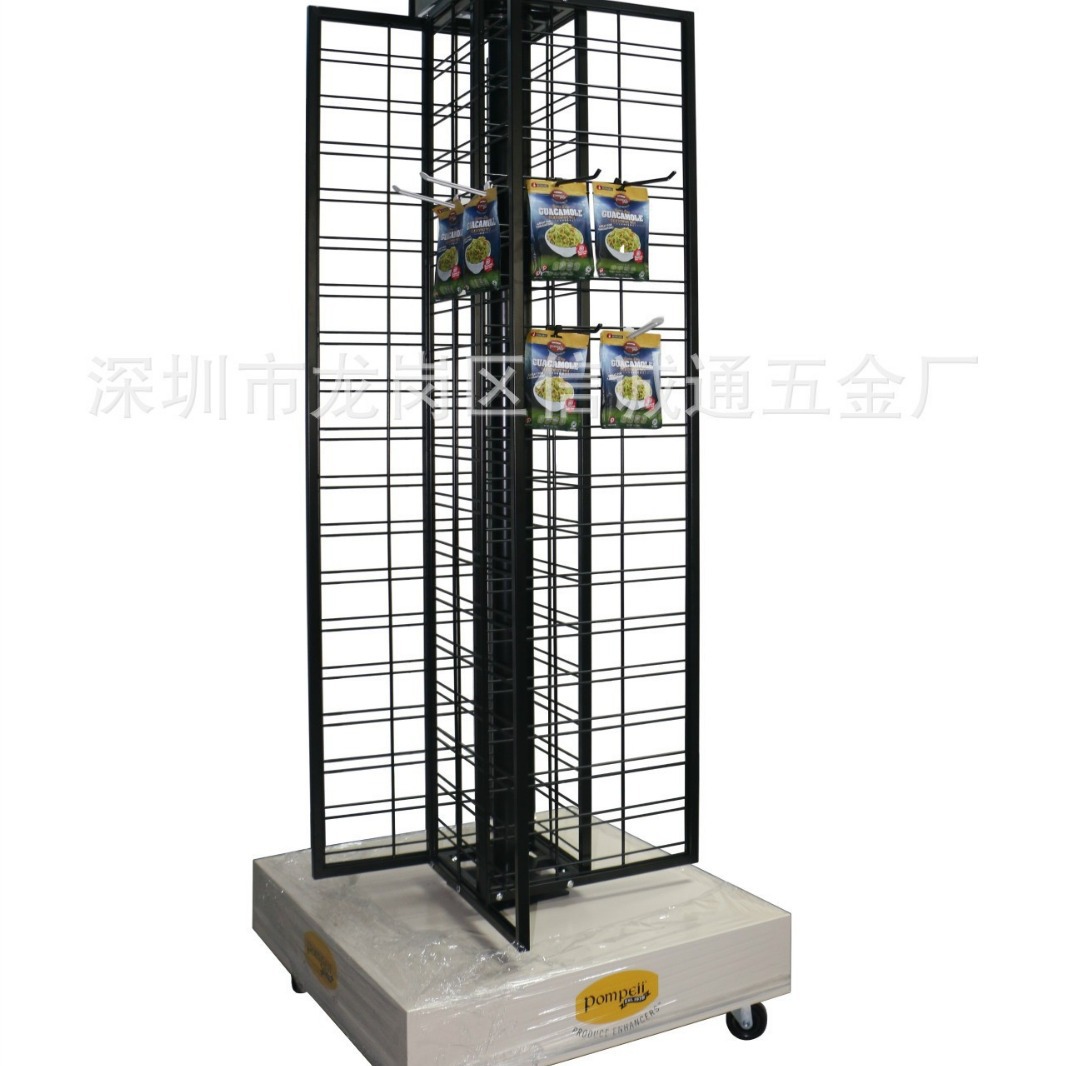 加工生产商超专用网片架多功能四面商品挂架精品店小饰品促销架