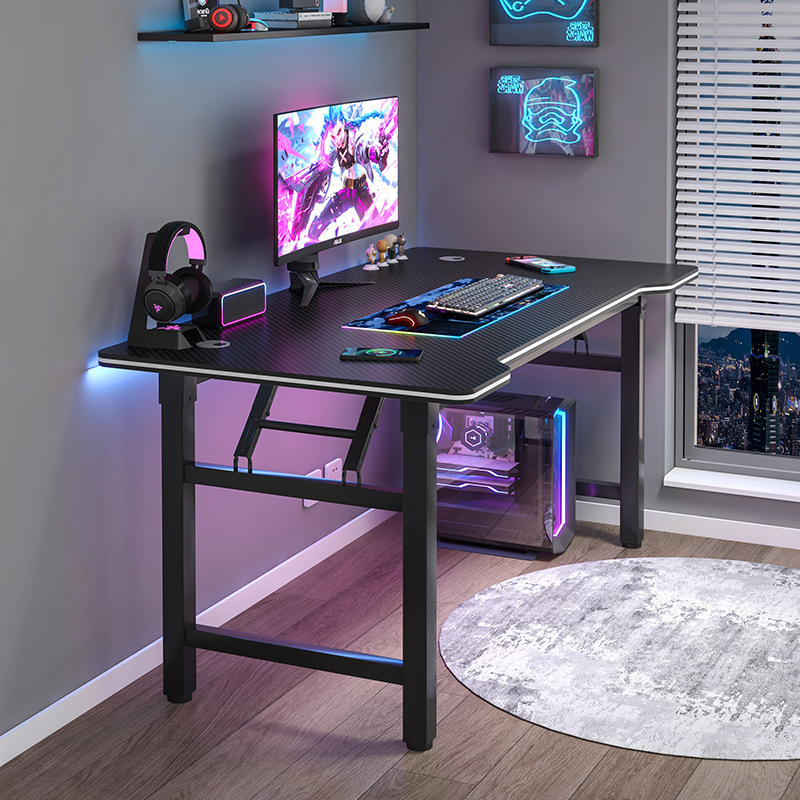 Foldable Desktop Carbon Fiber Computer Desk, Gaming Desk, Home Gaming Desk, Bedroom Rental Room Simple Office Desk, Writing Desk Foldable Desktop Carbon Fiber Computer Desk, Gaming Desk, Home Gaming Desk, Bedroom Rental Room Simple Office Desk, Writing Desk