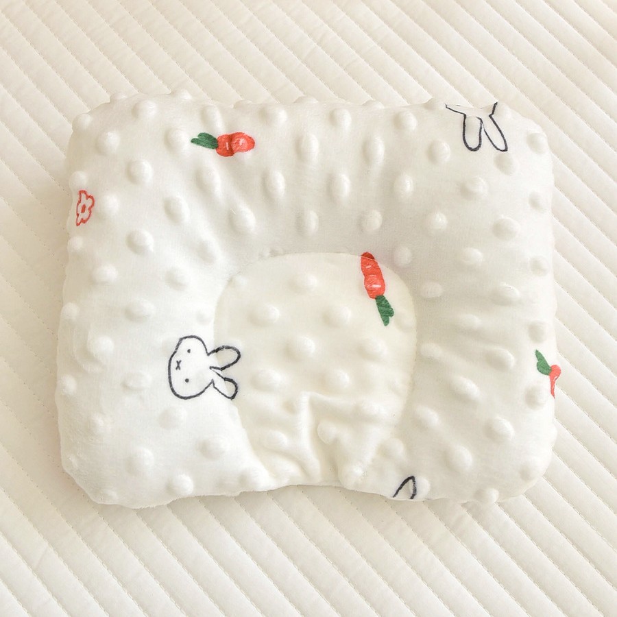 Almohada de formación recién nacido 0-6 meses bebé temprano Bao'an Fuing almohada Bebé y niños pequeños Beanie terciopelo anti-Desviación cabeza almohada
