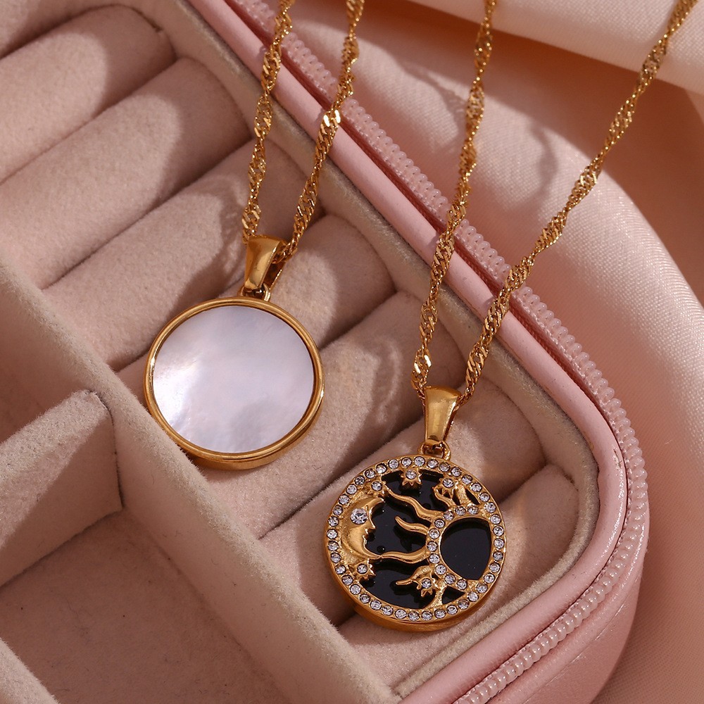 20g Weight Ion Plating (IP) Gold Plating Process 316L Stainless Steel Pendant Material Freshwater Pearl, Zircon Inlay Material Pendant Necklace Classification 304 Stainless Steel Chain Material 1 Piece Quantity Holiday, Daily Occasion 304 Stainless Steel, 316L Stainless Steel Material Heart Shape Pattern Women's Gender Lady, Streetwear Style Waterproof Non Tarnish, Surgical Steel, Plating Craft 304 Stainless Steel 316L Stainless Steel  Ion Plating (IP) Freshwater Pearl Zircon Heart Shape Waterproof Non Tarnish Surgical Steel Lady Streetwear Pendant Necklace For Women's 3