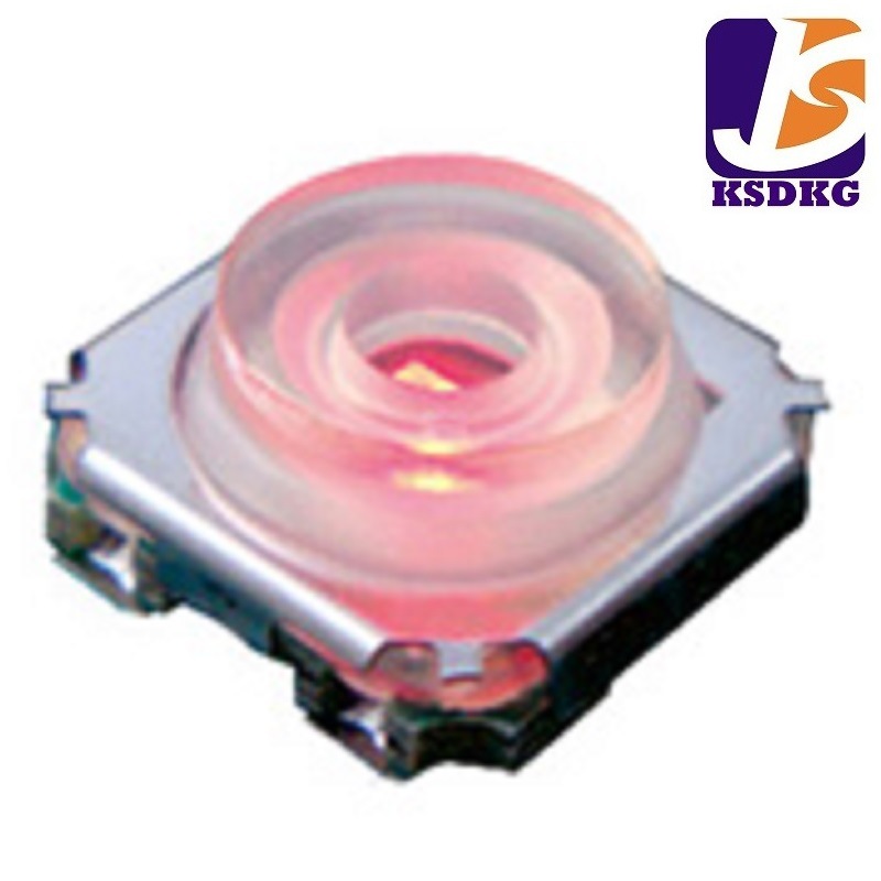 红色 绿色 蓝色 多色灯轻触按钮开关 带灯LED轻触开关 黄灯 白灯