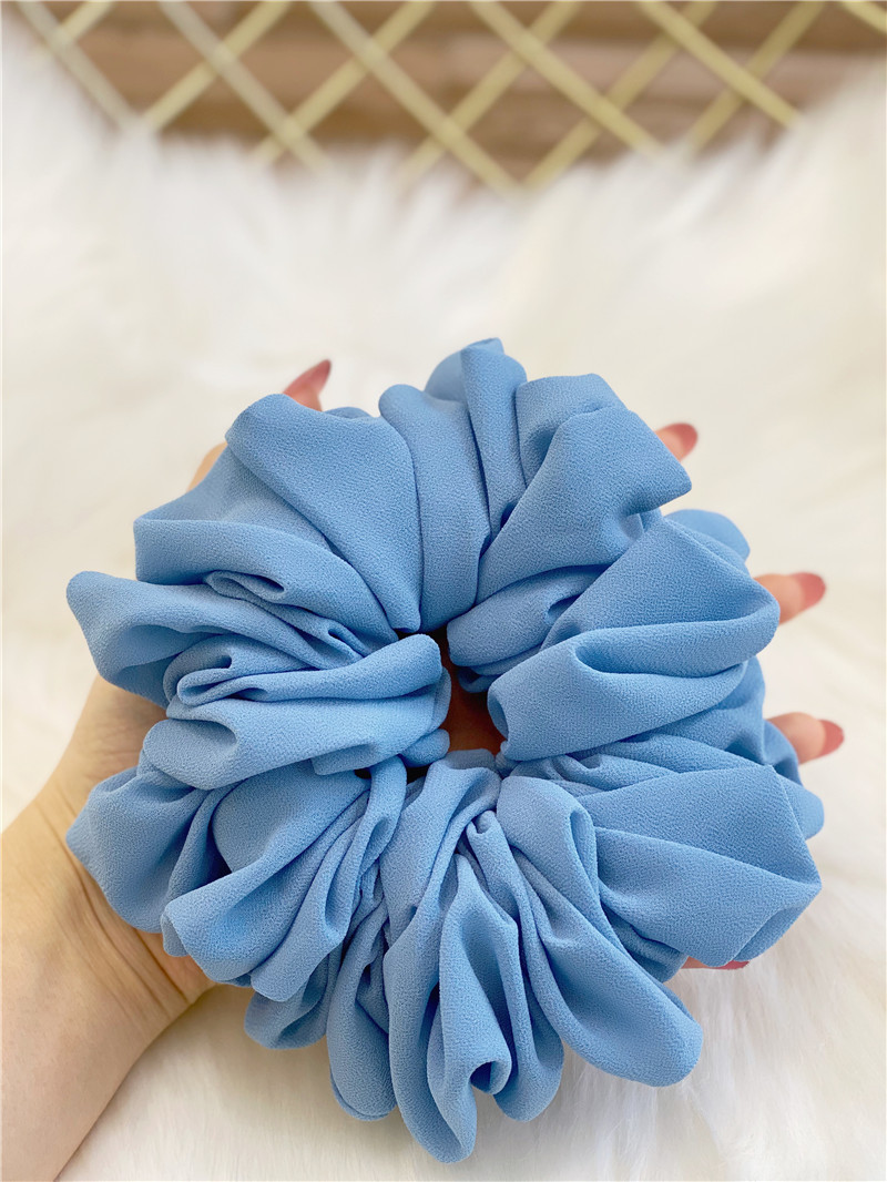 Fashion Solid Color Cloth Handmade Hair Tie 1 Piece display picture 14