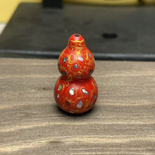 厂家代发大漆满螺钿葫芦配饰挂件小件文玩小葫芦漆艺摆件把件饰品
