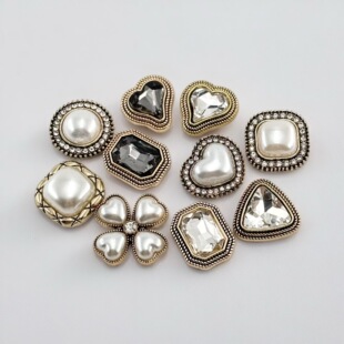 Adaptable Hole Shoes Accessories Decorative Buckle Carlochi Shoes Flower Diy Metal Vintage Baroque Style Buckle Accessories