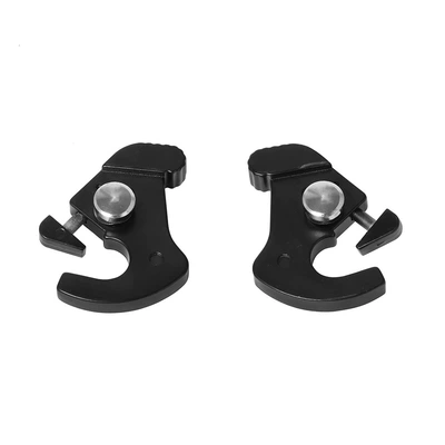 Motorcycle Harley Cruise Prince Modified Luggage Rack Tail Rack Shelf Backrest Movable Quick Release Buckle Accessories Bracket (Motorcycle Safety Supplies) - black