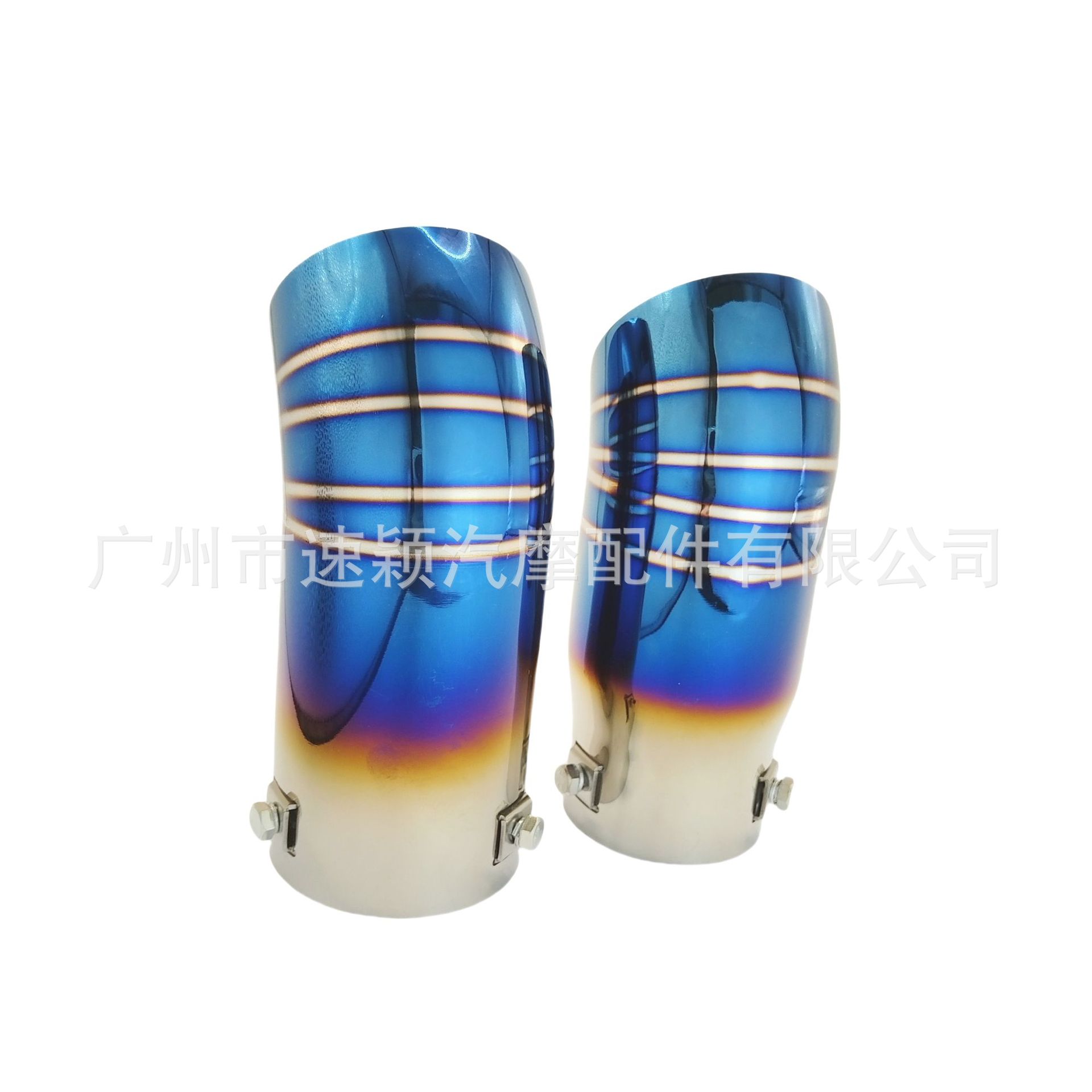Factory Direct Sales Car Modification Universal Stainless Steel Exhaust Pipe Single Outlet Tailpipe Valve Exhaust Smoke Pipe Tail Tip