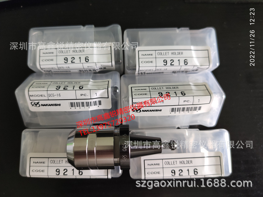 原装 日本NAKANISHI中西QC5-16  QC3-K刀座
