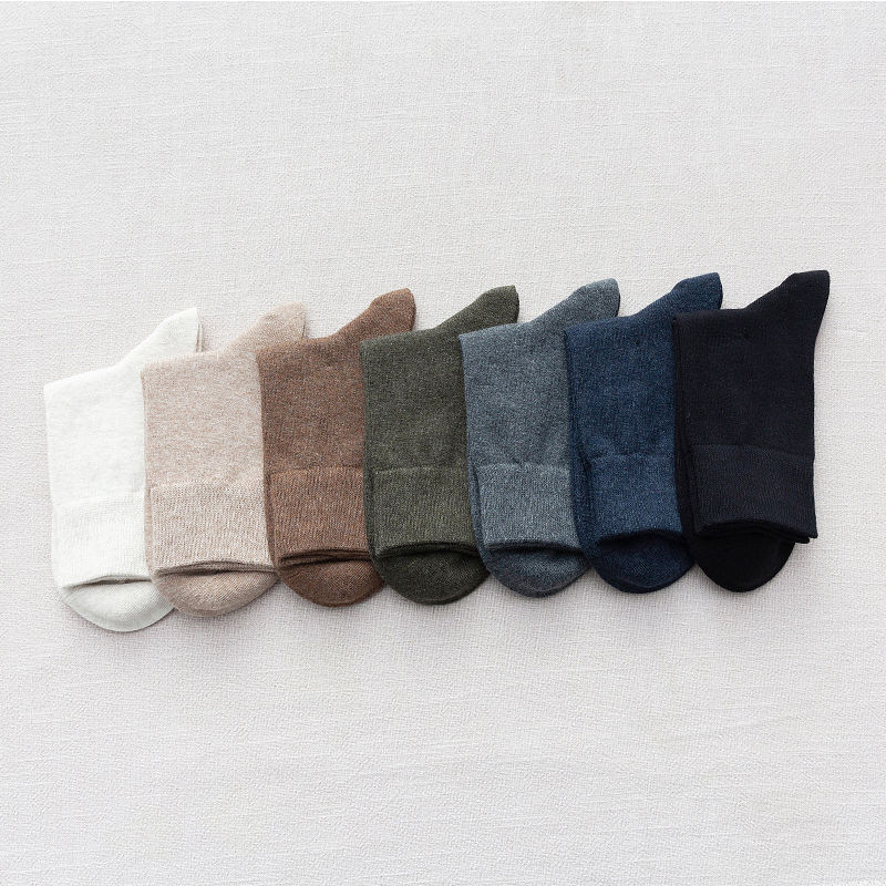High-Quality % Cotton Men's Crew Socks, Solid Color Socks High-Quality % Cotton Men's Crew Socks, Solid Color Socks