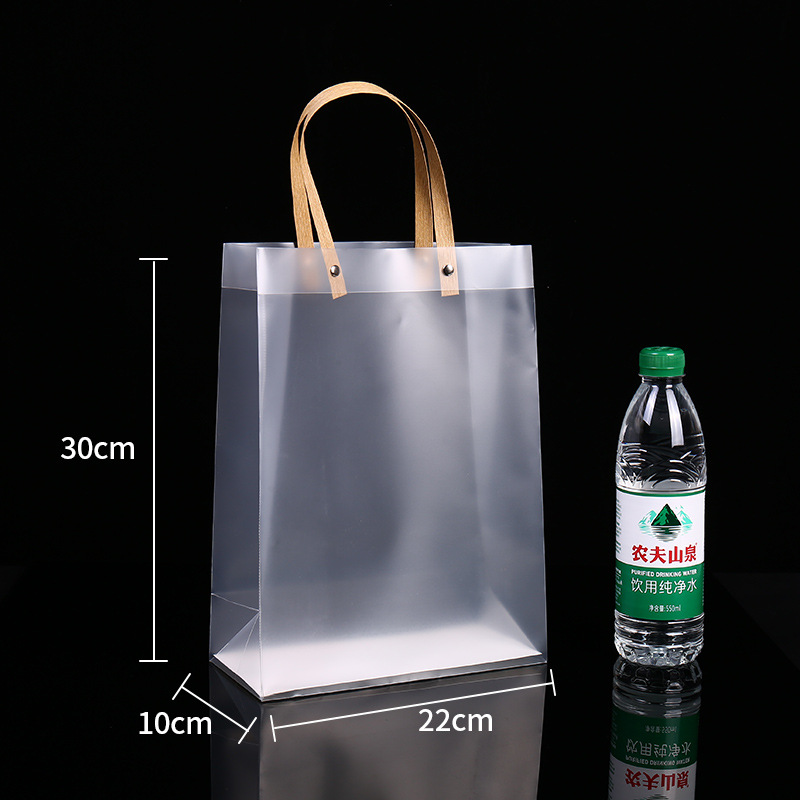 Bolsa de plástico transparente PP personalizada bolsas de regalo dulces de boda con bolsas de regalo personalizadas