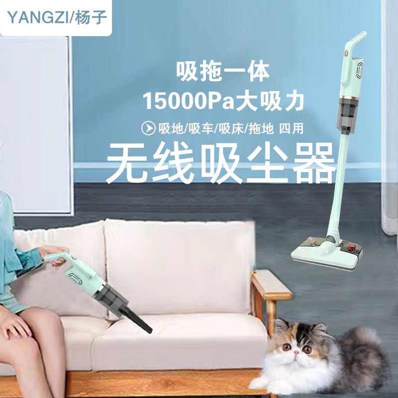 扬子无线吸尘器家用拖地拖把大吸力充电车载毛发家庭清洁猫狗