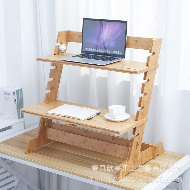 Large Standing desk adjustable display stand desk desktop riser stand laptop desk stand