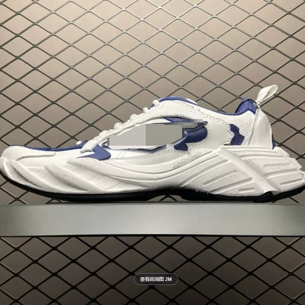 XA version high-end European Monday leather casual sneakers, color-blocked casual shoes, fashionable trendy shoes