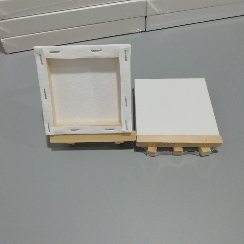 迷你10x10cm油画框带布纯棉布油画框写生画板纯棉布丙烯画板油画|undefined