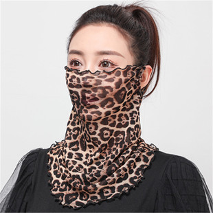 Summer sunscreen mask face towel women's riding scarf neck sleeve anti-ultraviolet face mask veil scarf neck protection wholesale