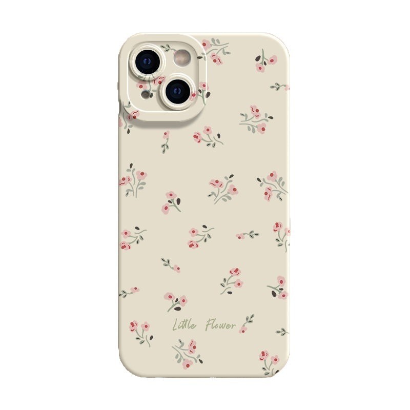 フルスクリーン花柄 iphone16promax 携帯電話ケース Apple 15plus ニッチ 14 ガール 13/12/11 に適しています|undefined